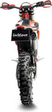 Échappement Sans Homologation Sonore Lv-X Evo Acier Embout Carbon Fiber - Leovince Compatible Avec Beta Rr 480 Racing 4T (2020-2025)