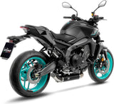 Système D'Échappement Complet Non Catalysé Et Sans Homologation Acoustique Lv Race Acier - Leovince Compatible Avec Yamaha Mt-09 (2024-2026)