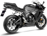 Échappement Sans Homologation Sonore Lv One Evo Acier Embout Carbon Fiber - Leovince Compatible Avec Honda Cbr 600 Rr (2024-2026)