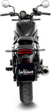 Système D'Échappement Homologué Au Niveau Sonore Classic Racer Acier Noir Embout Acier - Leovince Compatible Avec Kawasaki Eliminator 500 - Se (2024-2026)