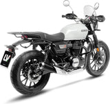 Échappement Sans Homologation Sonore Classic Racer Acier Noir Embout Acier - Leovince Compatible Avec Honda Gb 350 S (2025-2026)