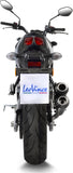 Système D'Échappement Homologué Au Niveau Sonore Gp Duals Acier Embout Acier - Leovince Compatible Avec Suzuki Sv 650 X (2018-2023)