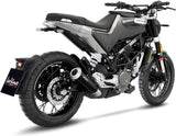 Échappement Sans Homologation Sonore Gp One Acier Embout Acier - Leovince Compatible Avec Husqvarna Vitpilen 125 (2021-2023)
