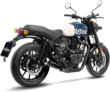 Système D'Échappement Homologué Au Niveau Sonore Gp One Acier Embout Acier - Leovince Compatible Avec Royal Enfield Hunter 350 (2022-2024)