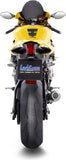 Échappement Sans Homologation Sonore Lv-10 Acier Noir Embout Acier - Leovince Compatible Avec Yamaha Yzf-R1 - M 1000 (2017-2019)