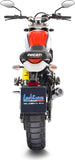 Échappement Sans Homologation Sonore Lv-10 Acier Embout Acier - Leovince Compatible Avec Ducati Scrambler 800 Desert Sled (2017-2020)
