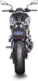 Système D'Échappement Homologué Au Niveau Sonore Lv-10 Acier Noir Embout Acier - Leovince Compatible Avec Kawasaki Z 900 A2 (2018-2024)