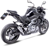 Exhaust Tip With Noise Certification Lv-10 Stainless Steel Stainless Steel End Cap - Leovince Compatible With Kawasaki Z 900 (2017-2019)