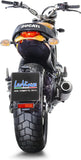 Échappement Sans Homologation Sonore Lv-10 Acier Embout Acier - Leovince Compatible Avec Ducati Scrambler 800 - Full Throttle (2017-2020)