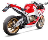 Échappement Sans Homologation Sonore Lv-10 Acier Noir Embout Acier - Leovince Compatible Avec Honda Cbr 1000 Rr Fireblade (2017-2019)
