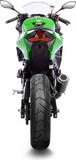 Exhaust Tip Without Sound Certification Lv-10 Steel Black Stainless Steel End Cap - Leovince Compatible With Kawasaki Z 400 (2019-2021)