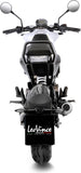 Échappement Sans Homologation Sonore Lv-10 Acier Noir Embout Acier - Leovince Compatible Avec Husqvarna Svartpilen 401 (2018-2019)