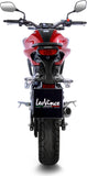 Système D'Échappement Complet Non Catalysé Et Sans Homologation Acoustique Lv-10 Acier Noir Embout Acier - Leovince Compatible Avec Honda Cb 125 R Neo Sports Café (2018-2020)