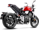 Système D'Échappement Homologué Au Niveau Sonore Lv-10 Acier Noir Embout Acier - Leovince Compatible Avec Honda Cb 1000 R Neo Sports Café (2018-2024)