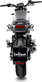 Système D'Échappement Homologué Au Niveau Sonore Lv-10 Acier Embout Acier - Leovince Compatible Avec Benelli Leoncino - Trail 500 (2017-2024)