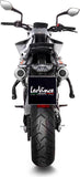 Double Sortie D'Échappement Sans Homologation Acoustique Lv-10 Acier Noir Embout Acier - Leovince Compatible Avec Ktm 790 Duke - L A2 (2018-2020)