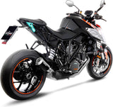 Exhaust Tip Without Sound Certification Lv-10 Steel Black Stainless Steel End Cap - Leovince Compatible With Ktm 1290 Super Duke R (2017-2019)