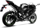 Exhaust Tip Without Sound Certification Lv-10 Steel Black Stainless Steel End Cap - Leovince Compatible With Kawasaki Zx 6R Ninja (2013-2016)