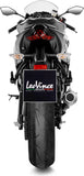 Échappement Sans Homologation Sonore Lv-10 Acier Noir Embout Acier - Leovince Compatible Avec Kawasaki Zx 6R Ninja (2019-2020)