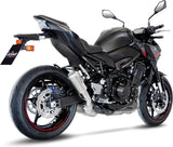 Système D'Échappement Homologué Au Niveau Sonore Lv-10 Acier Embout Acier - Leovince Compatible Avec Kawasaki Z 900 (2020-2024)