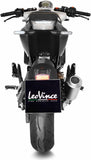 Exhaust Tip Without Sound Certification Lv-10 Stainless Steel Stainless Steel End Cap - Leovince Compatible With Husqvarna Vitpilen 401 (2020-2023)
