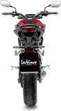 Système D'Échappement Complet Non Catalysé Et Sans Homologation Acoustique Lv-10 Acier Noir Embout Acier - Leovince Compatible Avec Honda Cb 125 R Neo Sports Café (2021-2023)