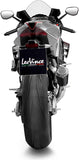 Exhaust Tip Without Sound Certification Lv-10 Carbon Fiber Stainless Steel End Cap - Leovince Compatible With Aprilia Rsv4 1100 Factory (2021-2024)