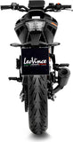 Échappement Sans Homologation Sonore Lv-10 Acier Full Noir Embout Acier Noir - Leovince Compatible Avec Ktm 125 Duke (2021-2023)