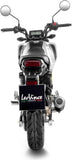 Complete Exhaust System Without Catalytic Converter And Without Sound Certification Lv-10 Steel Black Stainless Steel End Cap - Leovince Compatible With Honda Grom 125 (2022-2024)