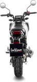 Système D'Échappement Complet Non Catalysé Et Sans Homologation Acoustique Lv-10 Acier Embout Acier - Leovince Compatible Avec Honda Grom 125 (2022-2024)