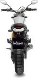 Échappement Sans Homologation Sonore Lv-10 Acier Embout Acier - Leovince Compatible Avec Ducati Scrambler 800 Desert Sled (2021-2022)