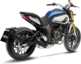 Système D'Échappement Homologué Au Niveau Sonore Lv-10 Acier Full Noir Embout Acier Noir - Leovince Compatible Avec Cfmoto 700 Cl-X Sport (2021-2023)