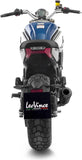 Système D'Échappement Homologué Au Niveau Sonore Lv-10 Acier Full Noir Embout Acier Noir - Leovince Compatible Avec Cfmoto 700 Cl-X Sport (2021-2023)