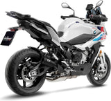 Système D'Échappement Homologué Au Niveau Sonore Lv-10 Acier Full Noir Embout Acier Noir - Leovince Compatible Avec Bmw S 1000 Xr (2020-2023)