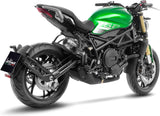 Système D'Échappement Homologué Au Niveau Sonore Lv-10 Acier Embout Acier - Leovince Compatible Avec Benelli 752 S (2019-2024)