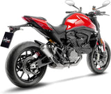 Échappement Sans Homologation Sonore Lv-10 Acier Embout Acier - Leovince Compatible Avec Ducati Monster 937 (2021-2024)