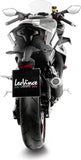 Échappement Sans Homologation Sonore Lv-10 Acier Noir Embout Acier - Leovince Compatible Avec Cfmoto 450 Ss - Sr (2023-2024)