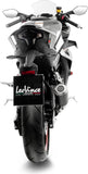 Échappement Sans Homologation Sonore Lv-10 Carbon Fiber Embout Acier - Leovince Compatible Avec Cfmoto 450 Ss - Sr (2023-2024)