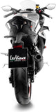 Échappement Sans Homologation Sonore Lv-10 Acier Full Noir Embout Acier Noir - Leovince Compatible Avec Cfmoto 450 Ss - Sr (2023-2024)