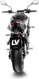 Système D'Échappement Complet Non Catalysé Et Sans Homologation Acoustique Lv-10 Acier Embout Acier - Leovince Compatible Avec Yamaha Mt-07 (2025-2026)