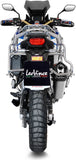 Système D'Échappement Homologué Au Niveau Sonore Lv-12 Acier Embout Carbon Fiber - Leovince Compatible Avec Honda Crf 1100 L Africa Twin (2020-2023)