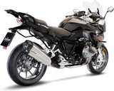 Système D'Échappement Homologué Au Niveau Sonore Lv-12 Acier Embout Carbon Fiber - Leovince Compatible Avec Bmw R 1250 - Rs (2019-2024)