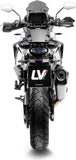 Exhaust Tip With Noise Certification Lv-12 R Stainless Steel Carbon Fiber End Cap - Leovince Compatible With Ktm 1290 Super Adventure T (2017-2020)