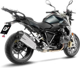 Échappement Sans Homologation Sonore Lv-12 R Acier Embout Carbon Fiber - Leovince Compatible Avec Bmw R 1250 - Rs (2019-2025)