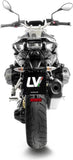 Système D'Échappement Homologué Au Niveau Sonore Lv-12 R Acier Embout Carbon Fiber - Leovince Compatible Avec Bmw R 1250 - Rs (2019-2025)
