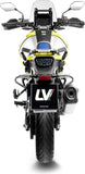 Système D'Échappement Homologué Au Niveau Sonore Lv-12 R Acier Embout Carbon Fiber - Leovince Compatible Avec Suzuki V-Strom 1050 De - Se (2025-2026)