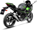 Échappement Sans Homologation Sonore Lv Corsa S Titanium Embout Acier - Leovince Compatible Avec Kawasaki Ninja 400 (2022-2023)