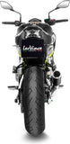 Échappement Sans Homologation Sonore Lv Corsa Acier Noir Embout Acier - Leovince Compatible Avec Kawasaki Z 900 (2025-2026)