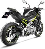 Exhaust Tip Without Sound Certification Lv Corsa Carbon Fiber Stainless Steel End Cap - Leovince Compatible With Kawasaki Z 900 (2025-2026)