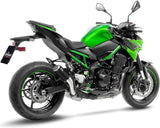 Système D'Échappement Homologué Au Niveau Sonore Lv Corsa S Acier Noir Embout Acier - Leovince Compatible Avec Kawasaki Z 900 (2017-2019)